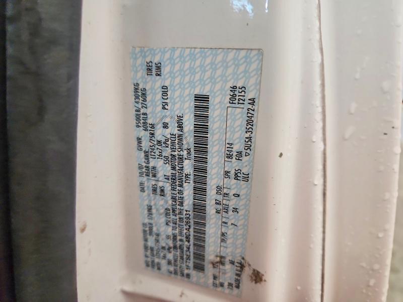 2008 Ford Econoline მანქანა იყიდება აუქციონზე, vin: 1FTSE34L48DA26931, აუქციონის ნომერი: 52466906