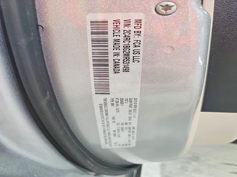 Продажа на аукционе авто 2021 Chrysler Pacifica, vin: 2C4RC1BG2MR531498, номер лота: 54045046