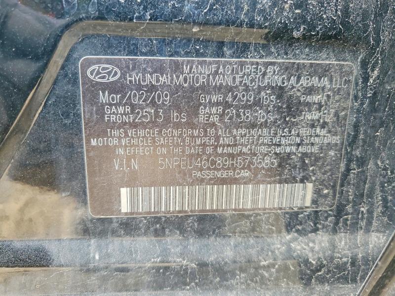 Продажа на аукционе авто 2009 Hyundai Sonata, vin: 5NPEU46C89H573585, номер лота: 52470096