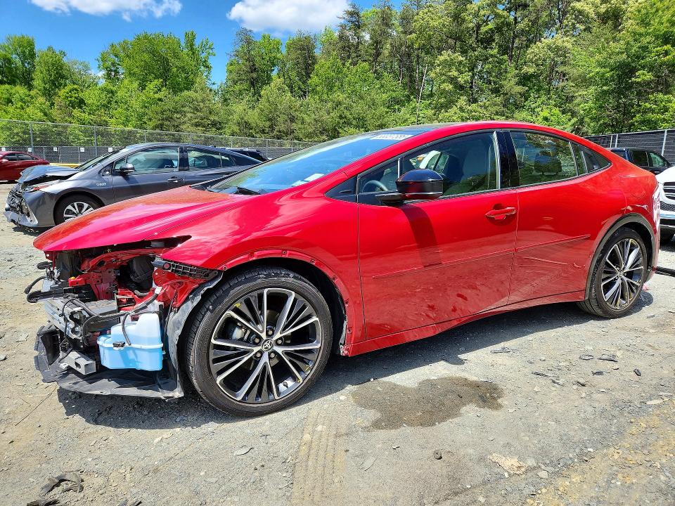2024 Toyota Prius მანქანა იყიდება აუქციონზე, vin: JTDACAAU8R3027638, აუქციონის ნომერი: 53037386