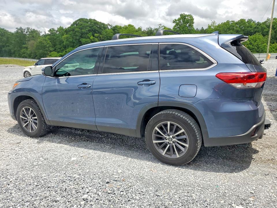 2019 Toyota Highlander მანქანა იყიდება აუქციონზე, vin: 5TDKZRFH9KS326864, აუქციონის ნომერი: 55229346