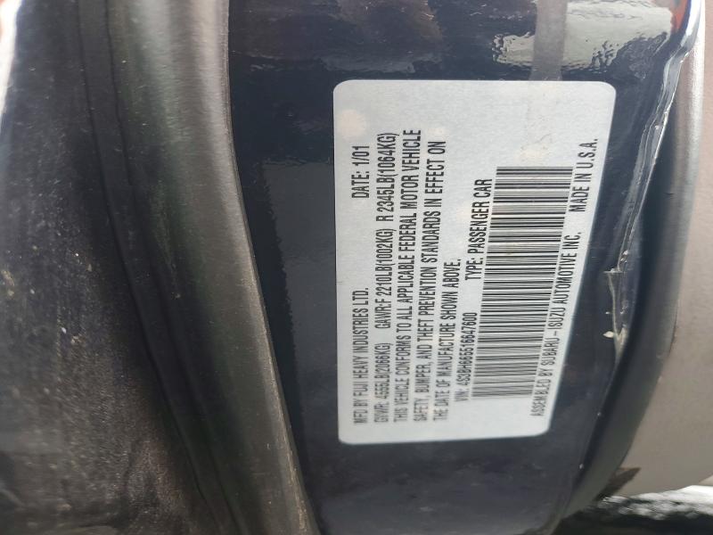Продаж на аукціоні авто 2001 Subaru Legacy, vin: 4S3BH665516647600, номер лоту: 55387056