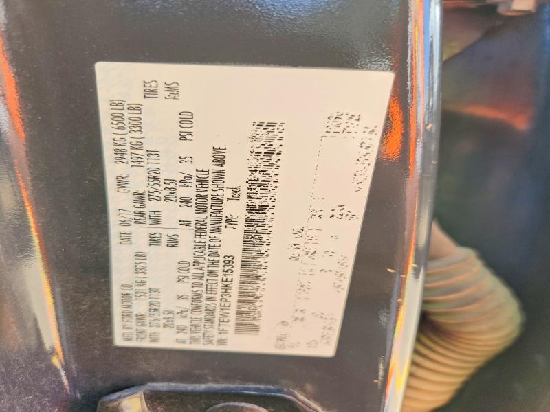 Продаж на аукціоні авто 2017 Ford F150, vin: 1FTEW1EP3HKE15393, номер лоту: 52938406