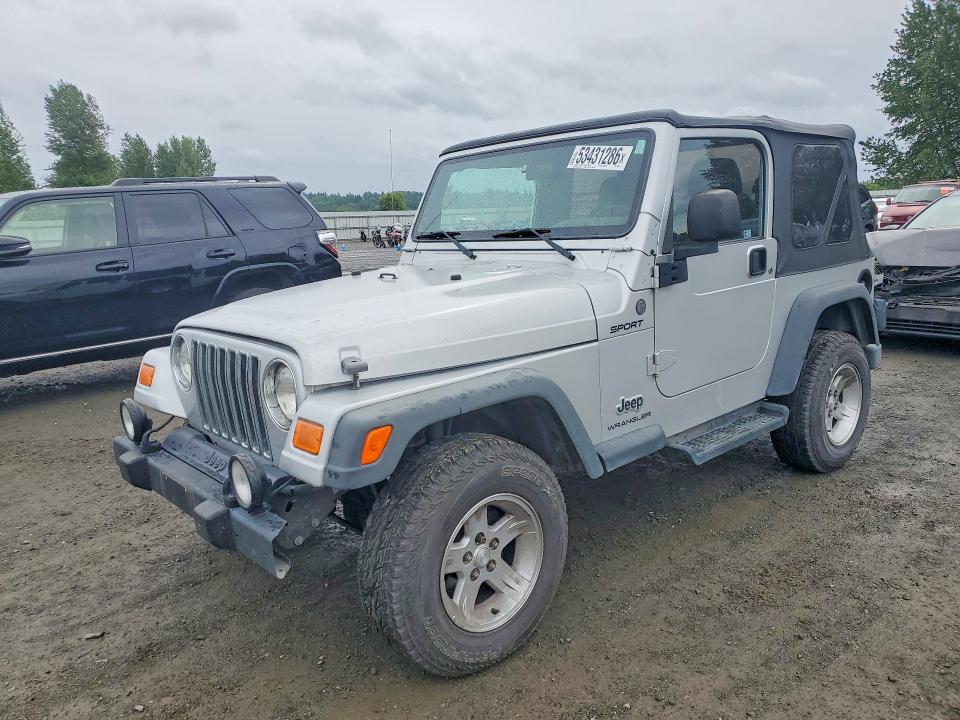 53431286 :رقم المزاد ، 1J4FA49S04P794959 vin ، 2004 Jeep Wrangler / Tj مزاد بيع