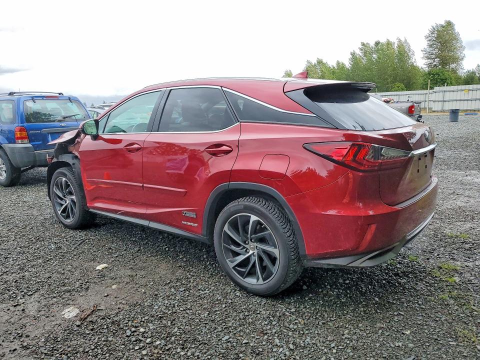 52857536 :رقم المزاد ، 2T2BGMCA0HC020052 vin ، 2017 Lexus Rx 450h مزاد بيع