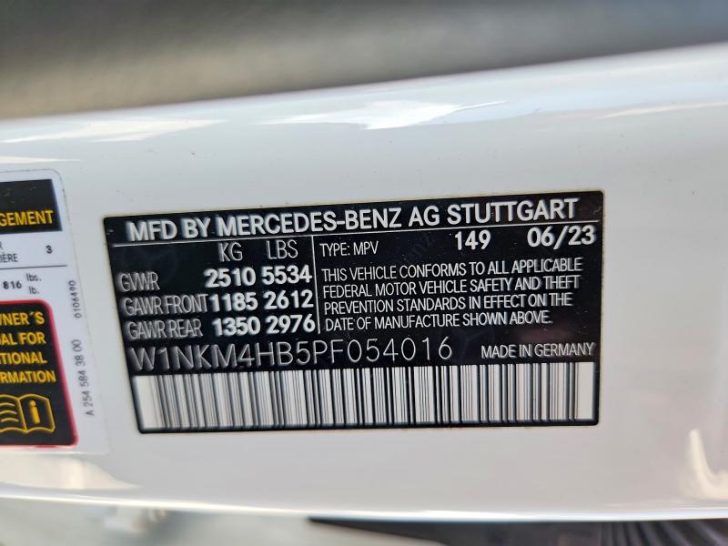 Продажа на аукционе авто 2023 Mercedes-benz Glc, vin: W1NKM4HB5PF054016, номер лота: 54681656