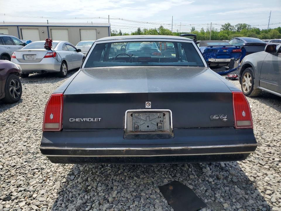 Auction sale of the 1987 Chevrolet Monte Carlo, vin: 1G1GZ11ZXHP136137, lot number: 53975986