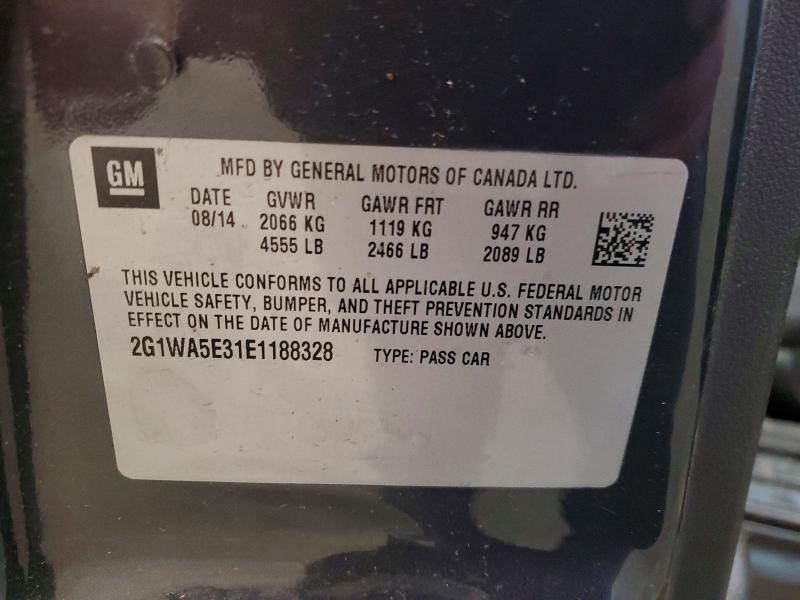 Aukcja sprzedaży 2014 Chevrolet Impala Limited, vin: 2G1WA5E31E1188328, numer aukcji: 54535966