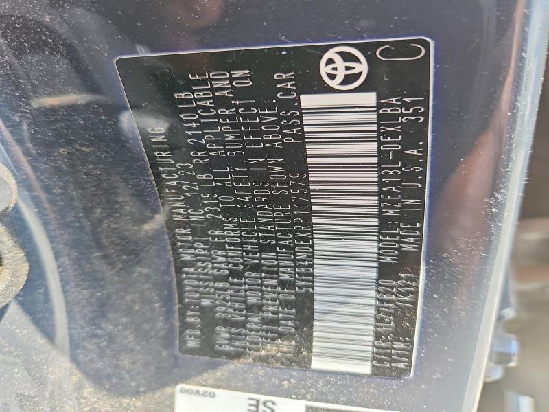 Продажа на аукционе авто 2024 Toyota Corolla, vin: 5YFB4MDEXRP117579, номер лота: 54463356