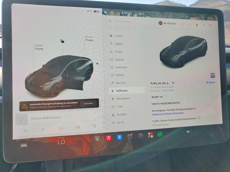 Продаж на аукціоні авто 2021 Tesla Model Y, vin: 5YJYGDEE1MF293733, номер лоту: 54721996