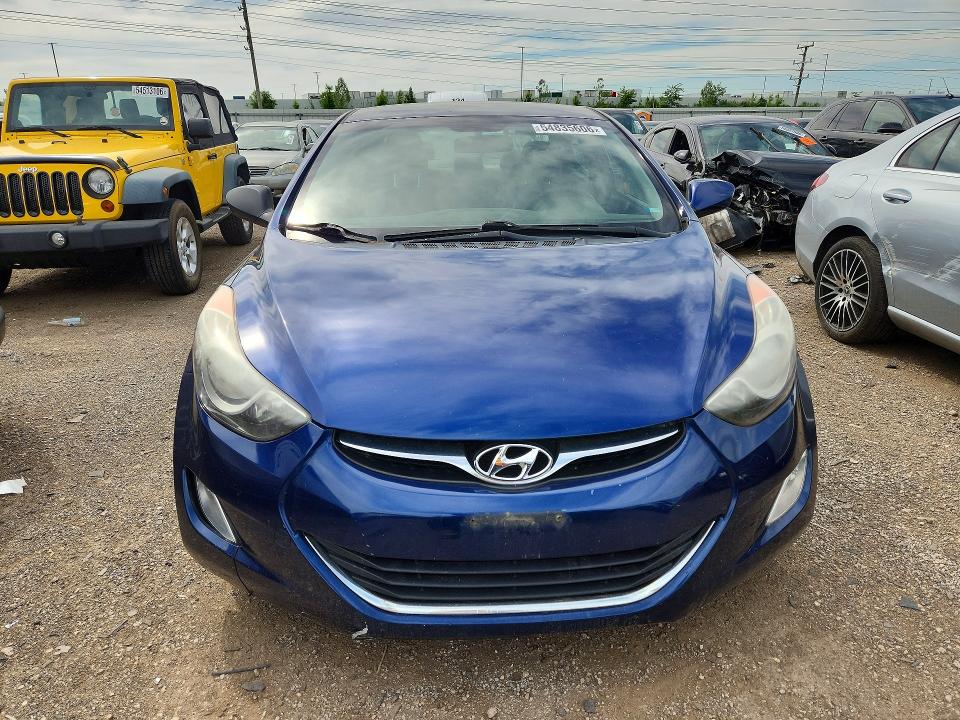 55064756 :رقم المزاد ، KMHDH4AE1DU489160 vin ، 2013 Hyundai Elantra مزاد بيع