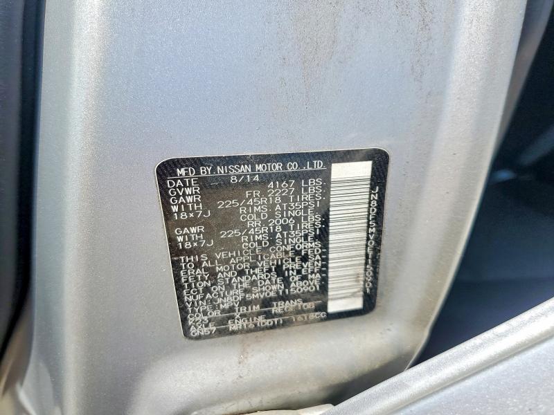 53577166 :رقم المزاد ، JN8DF5MV0ET150901 vin ، 2014 Nissan Juke مزاد بيع