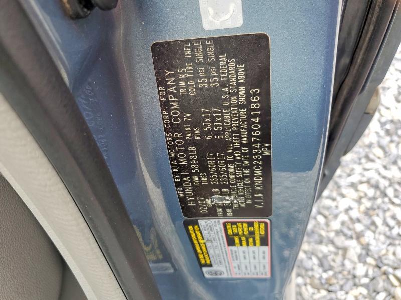 Продаж на аукціоні авто 2007 Hyundai Entourage, vin: KNDMC233476041863, номер лоту: 52841906