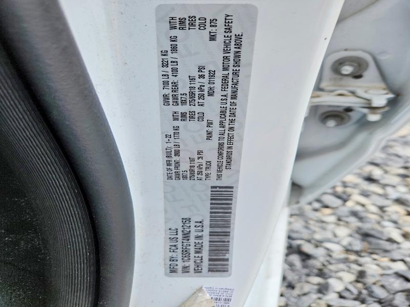 Продажа на аукционе авто 2022 Ram 1500, vin: 1C6SRFGT4NN212158, номер лота: 54433766