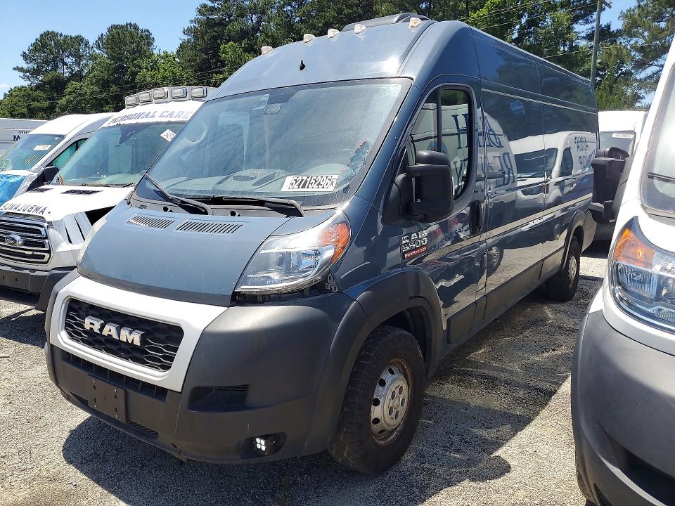 2019 Ram Promaster 3500 მანქანა იყიდება აუქციონზე, vin: 3C6URVJG5KE564020, აუქციონის ნომერი: 52715296