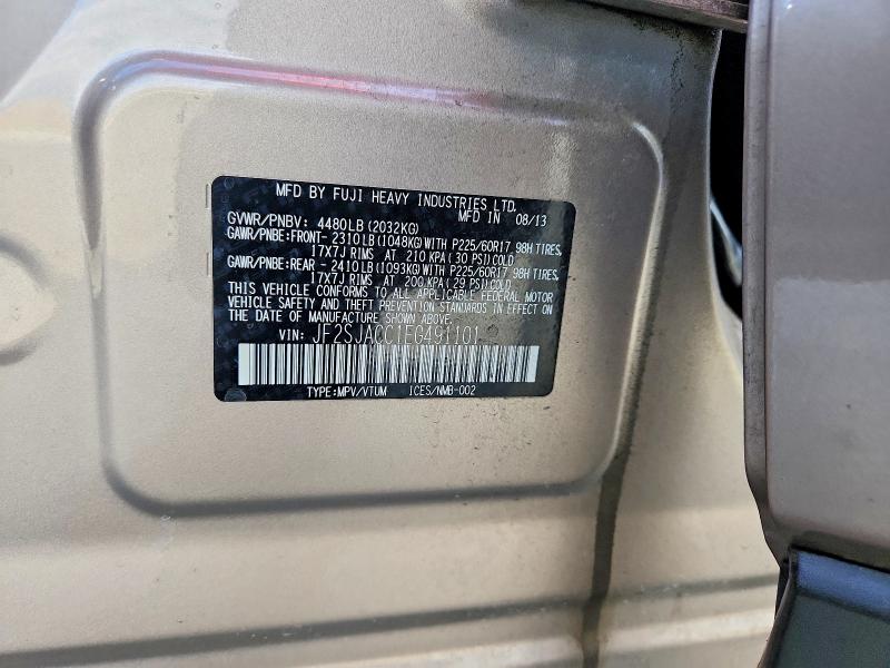 Продажа на аукционе авто 2014 Subaru Forester, vin: JF2SJACC1EG491101, номер лота: 55106936
