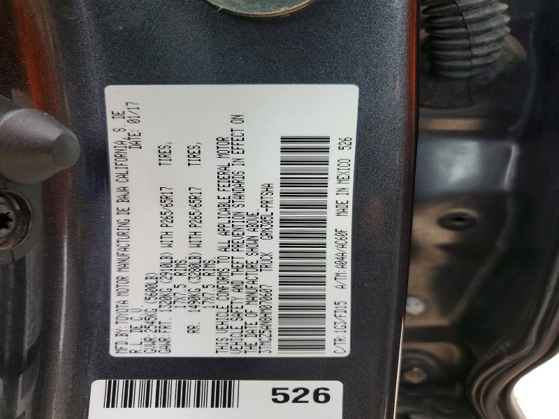 Продаж на аукціоні авто 2017 Toyota Tacoma, vin: 3TMCZ5AN8HM070607, номер лоту: 52567266