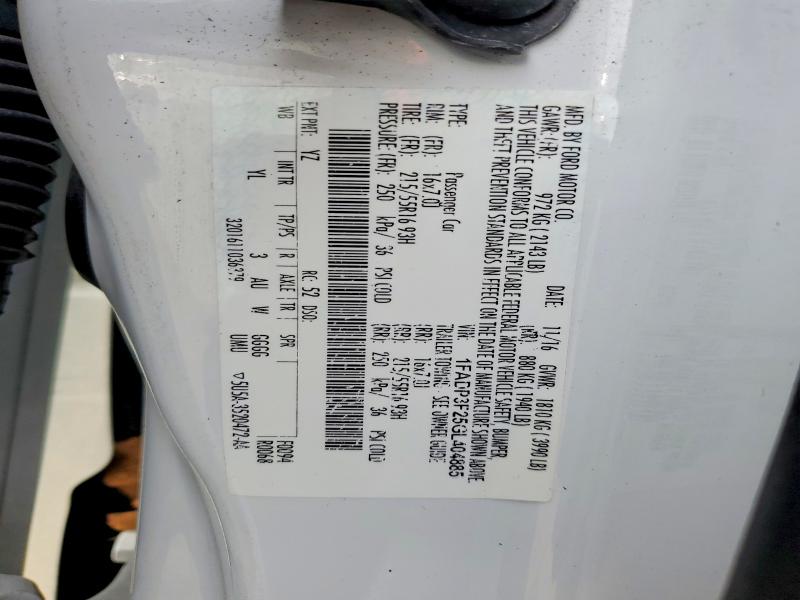 Aukcja sprzedaży 2016 Ford Focus, vin: 1FADP3F25GL404885, numer aukcji: 54478296