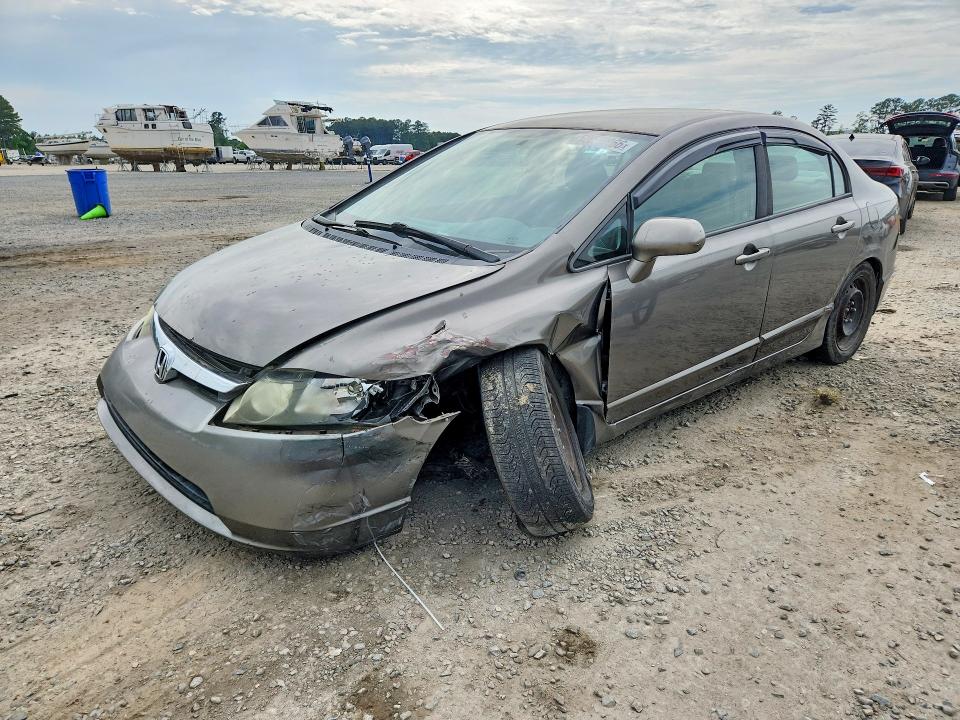 2008 Honda Civic მანქანა იყიდება აუქციონზე, vin: 1HGFA15548L007157, აუქციონის ნომერი: 52681966