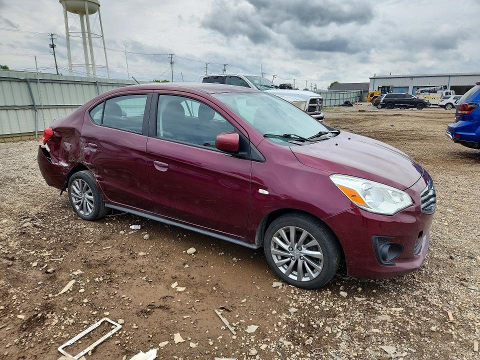 53941756 :رقم المزاد ، ML32F3FJ7KHF09313 vin ، 2019 Mitsubishi Mirage مزاد بيع