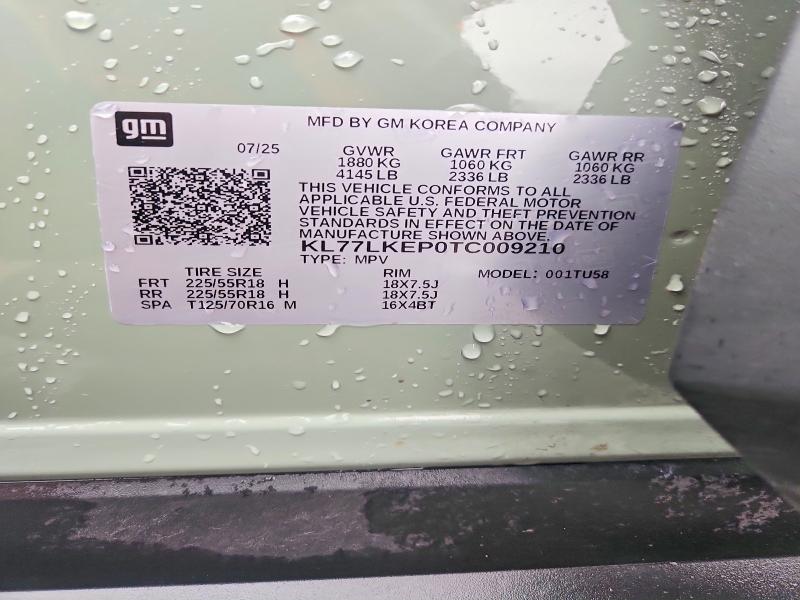 Продажа на аукционе авто 2026 Chevrolet Trax, vin: KL77LKEP0TC009210, номер лота: 53668326