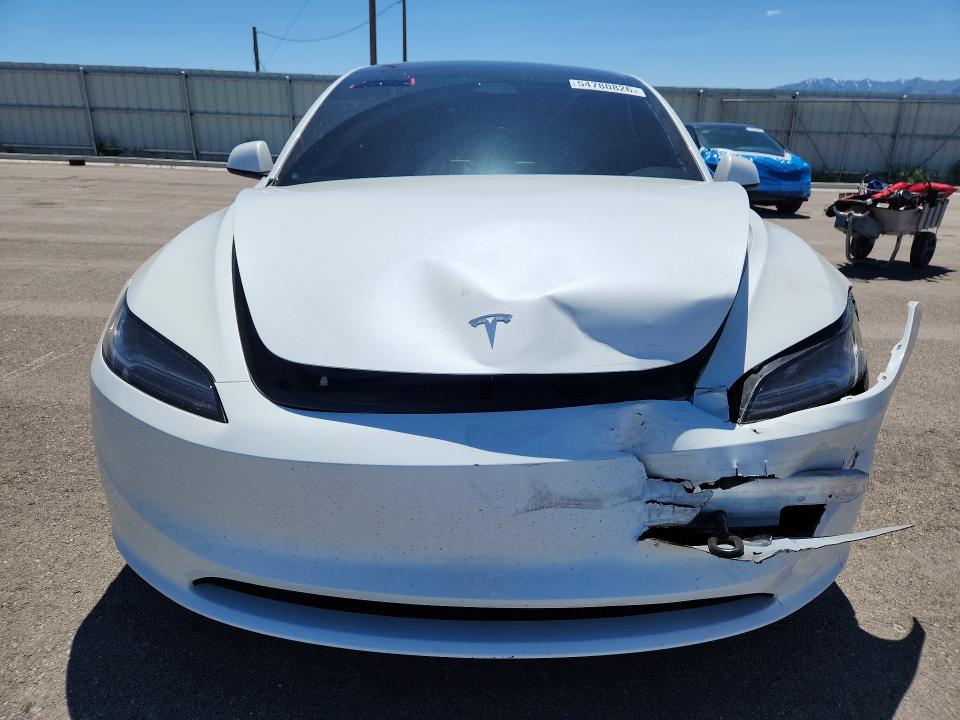 54780826 :رقم المزاد ، 5YJ3E1EB8RF820758 vin ، 2024 Tesla Model 3 مزاد بيع