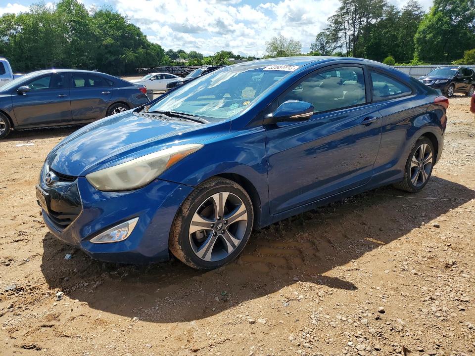 52804996 :رقم المزاد ، KMHDH6AHXEU027784 vin ، 2014 Hyundai Elantra Coupe مزاد بيع