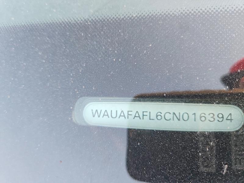 53711616 :رقم المزاد ، WAUAFAFL6CN016394 vin ، 2012 Audi A4 مزاد بيع