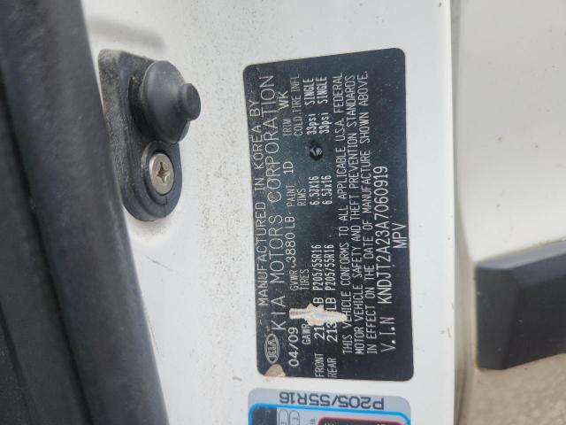 52999106 :رقم المزاد ، KNDJT2A23A7060919 vin ، 2010 Kia Soul مزاد بيع