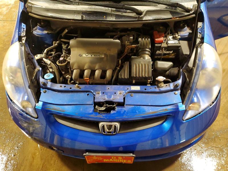 2007 Honda Fit მანქანა იყიდება აუქციონზე, vin: JHMGD38487S010879, აუქციონის ნომერი: 53197076
