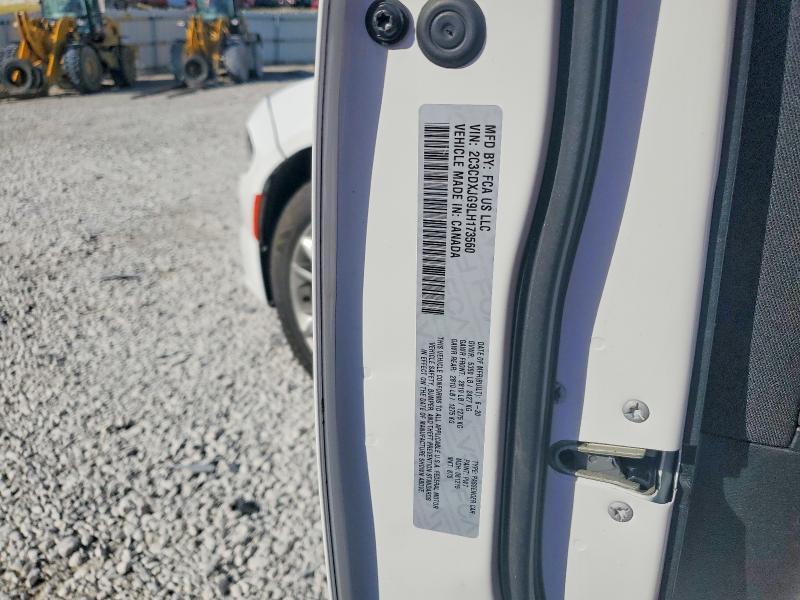 2020 Dodge Charger მანქანა იყიდება აუქციონზე, vin: 2C3CDXJG9LH173560, აუქციონის ნომერი: 53417976