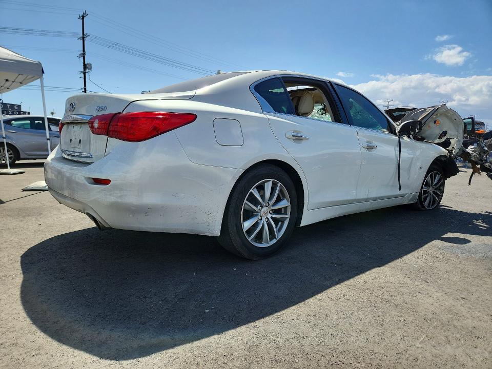 54197756 :رقم المزاد ، JN1BV7AP3EM677609 vin ، 2014 Infiniti Q50 مزاد بيع