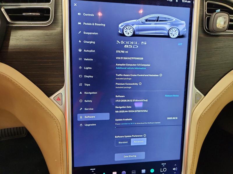 Aukcja sprzedaży 2015 Tesla Model S, vin: 5YJSA1H27FF098326, numer aukcji: 51582156