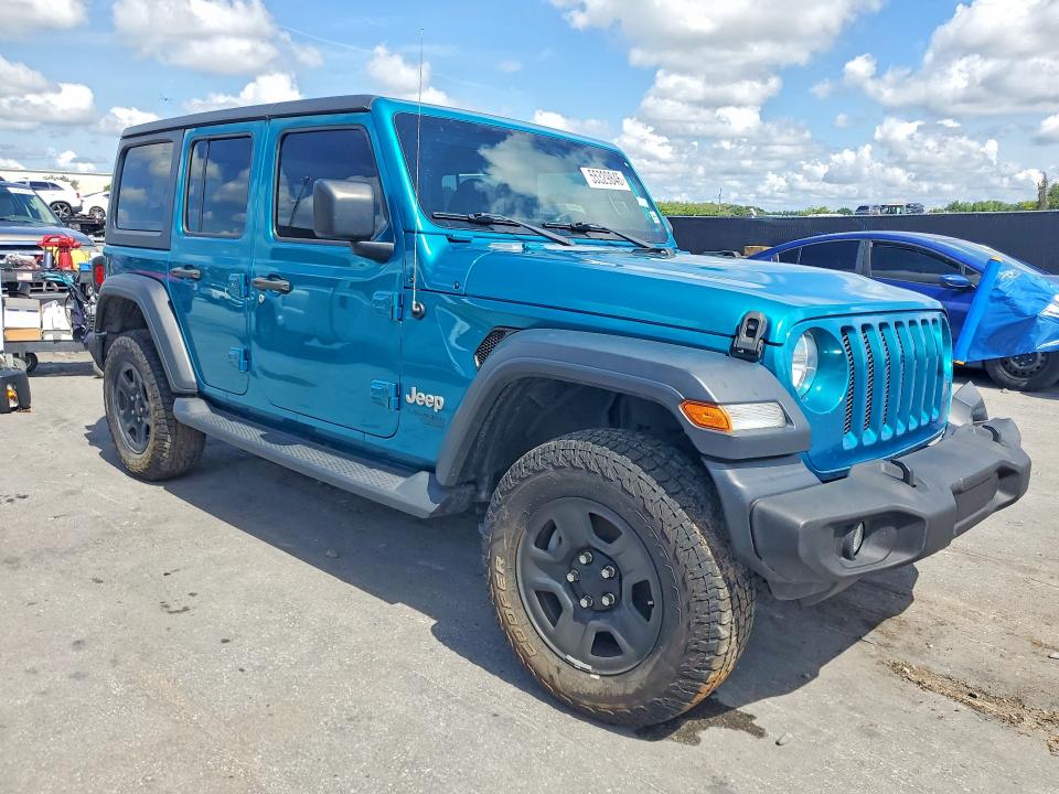 Auction sale of the 2020 Jeep Wrangler Unlimited, vin: 1C4HJXDN7LW322876, lot number: 55329846