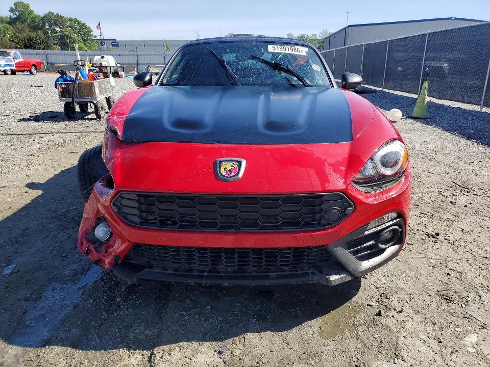 2018 Fiat 124 Spider მანქანა იყიდება აუქციონზე, vin: JC1NFAEK1J0139895, აუქციონის ნომერი: 51991986