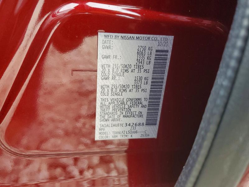 Продаж на аукціоні авто 2026 Infiniti Qx60, vin: 5N1AL1HU8TC342688, номер лоту: 52530146