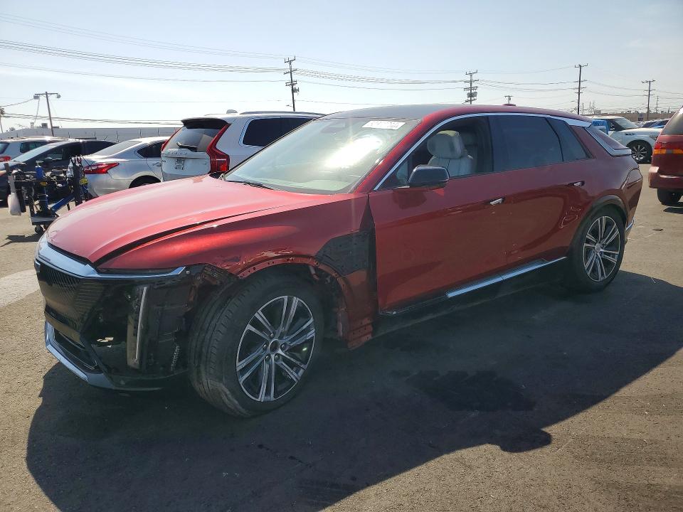 2024 Cadillac Lyriq მანქანა იყიდება აუქციონზე, vin: 1GYKPRRK5RZ111580, აუქციონის ნომერი: 52356786