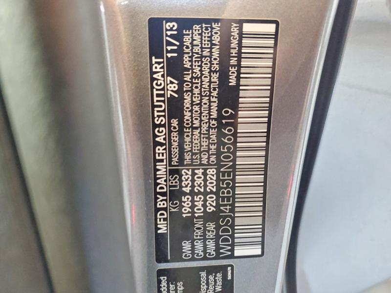 53992446 :رقم المزاد ، WDDSJ4EB5EN056619 vin ، 2014 Mercedes-benz Cla مزاد بيع