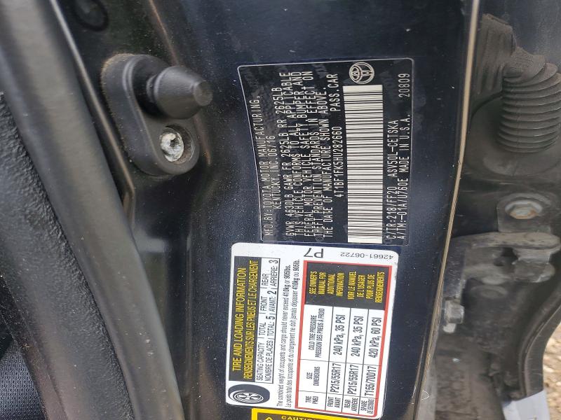 Продаж на аукціоні авто 2017 Toyota Camry, vin: 4T1BF1FK5HU282660, номер лоту: 54243096