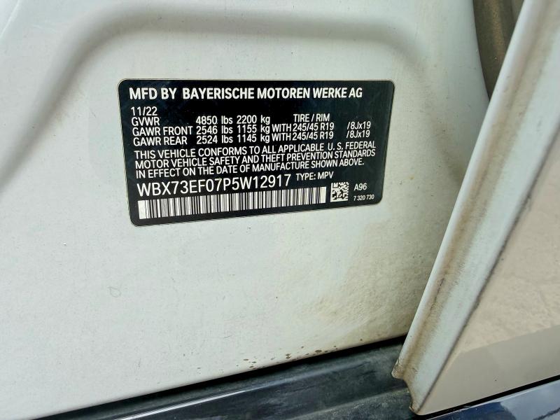 Продажа на аукционе авто 2023 Bmw X1, vin: WBX73EF07P5W12917, номер лота: 54119846