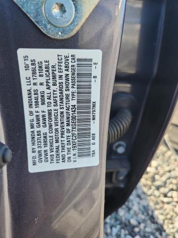 Продажа на аукционе авто 2016 Honda Civic, vin: 19XFC2F7XGE001434, номер лота: 54285026