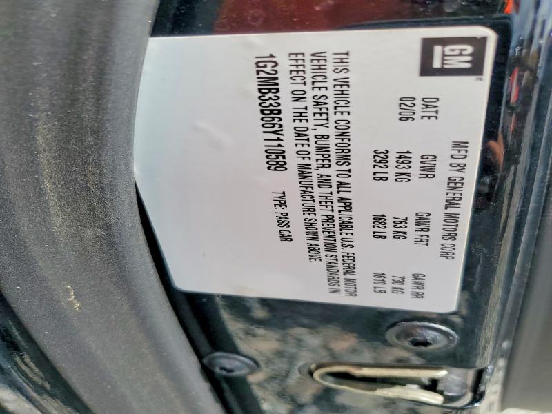 Продаж на аукціоні авто 2006 Pontiac Solstice, vin: 1G2MB33B66Y110589, номер лоту: 55138656