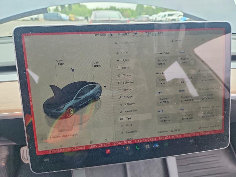 Продажа на аукционе авто 2022 Tesla Model 3, vin: 5YJ3E1EB9NF263403, номер лота: 52201736