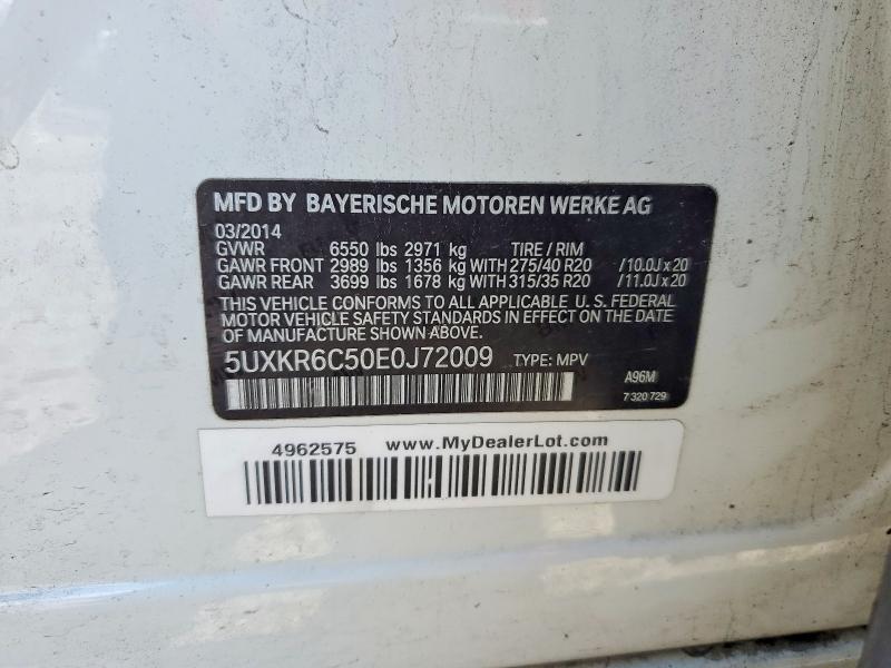 Продаж на аукціоні авто 2014 Bmw X5, vin: 5UXKR6C50E0J72009, номер лоту: 47264566