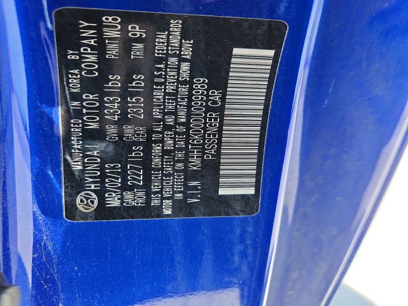 Продаж на аукціоні авто 2013 Hyundai Genesis Coupe, vin: KMHHT6KD0DU099989, номер лоту: 52502916
