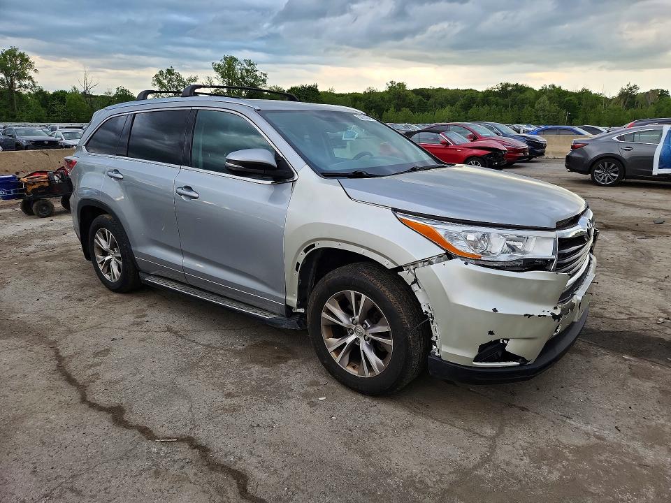 2015 Toyota Highlander მანქანა იყიდება აუქციონზე, vin: 5TDJKRFH2FS198506, აუქციონის ნომერი: 54374546