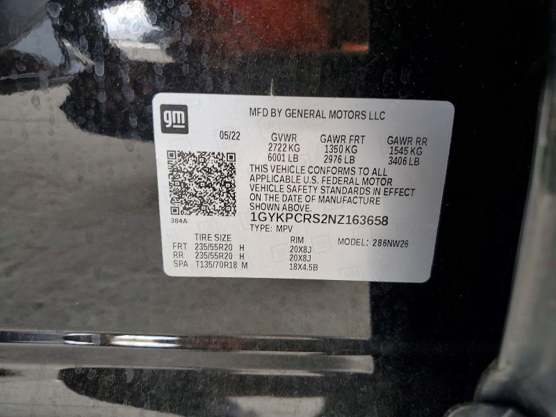 Продажа на аукционе авто 2022 Cadillac Xt6, vin: 1GYKPCRS2NZ163658, номер лота: 53239536