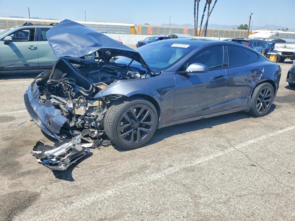 54613036 :رقم المزاد ، 5YJSA1E58MF434352 vin ، 2021 Tesla Model S مزاد بيع