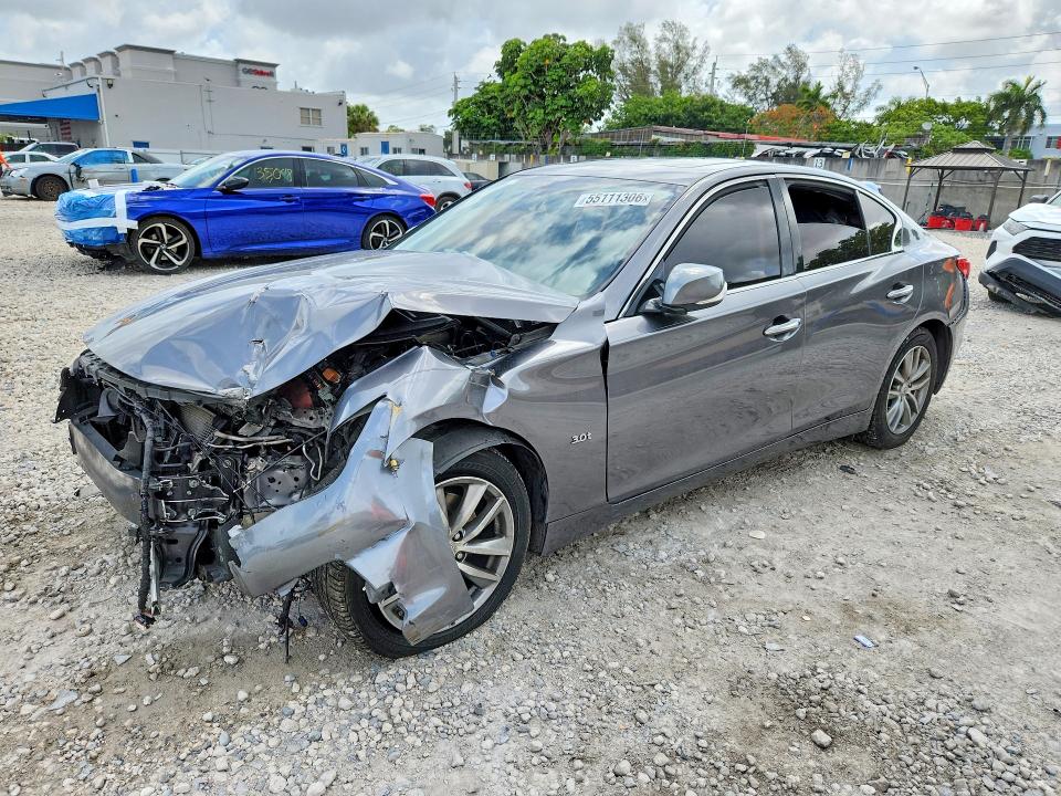 Продаж на аукціоні авто 2017 Infiniti Q50, vin: JN1EV7AP0HM731191, номер лоту: 55111306