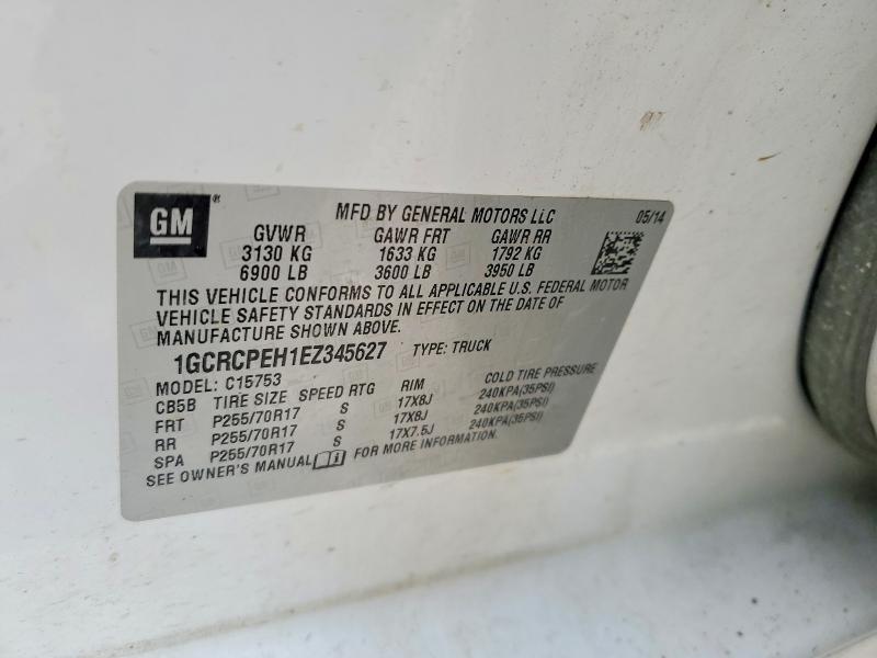 Aukcja sprzedaży 2014 Chevrolet Silverado, vin: 1GCRCPEH1EZ345627, numer aukcji: 51994706
